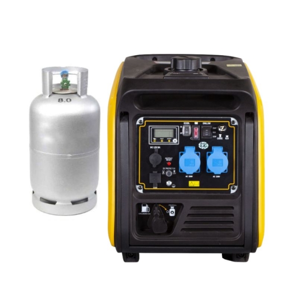 ⁦גנרטור אינוורטר מושתק בנזין או גז 3900W⁩ – תמונה ⁦2⁩