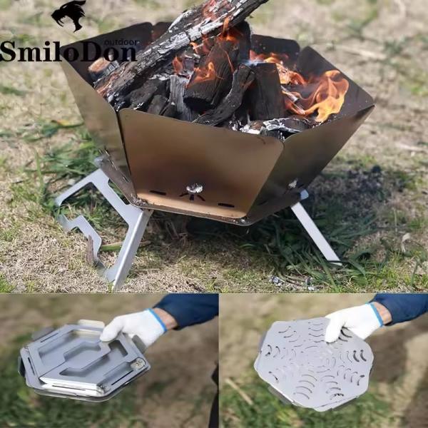  כירת קמפינג מתקפלת SmiloDon מקצועית